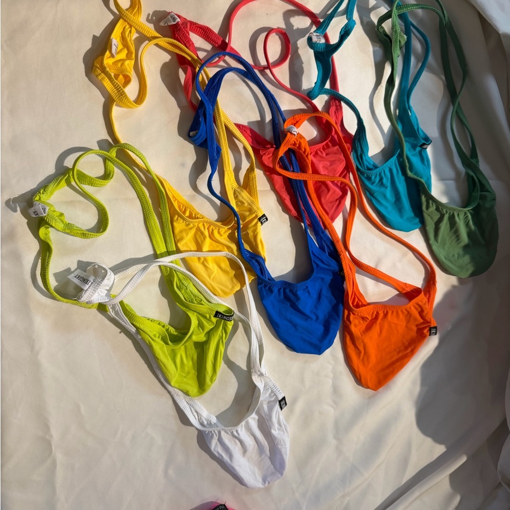 Colorful thong underwear XL set